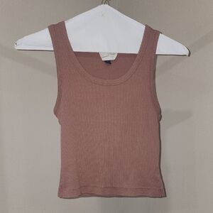Universal Thread Ribbed Tank Top - Dusty Rose
